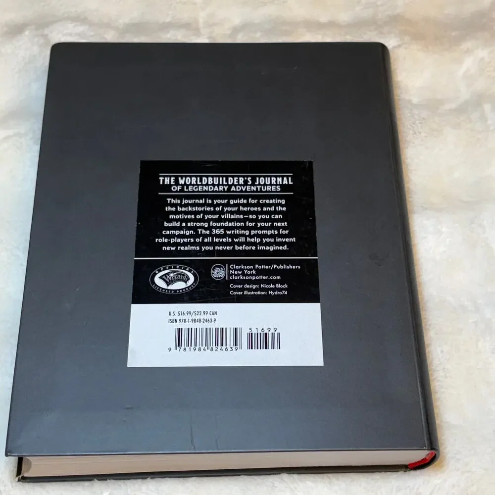 Dungeons & Dragons The Worldbuilder's Journal of Legendary Adventures New